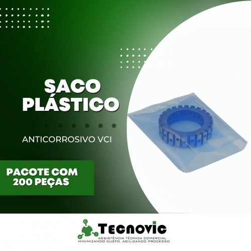 Saco Plástico VCI Anticorrosivo