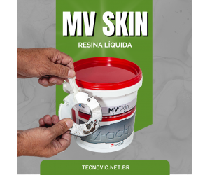 MV SKIN - Resina Plástica Proteção Anticorrosiva + U.V  Galão 3,6 Litros