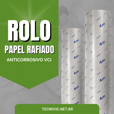 Rolo Papel Rafiado VCI Anticorrosivo - 10Kg