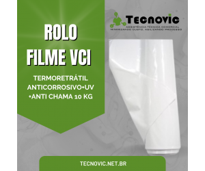 RL Filme VCI Termo Retrátil Anticorrosivo + UV + Anti Chama de 05 a 10 KG