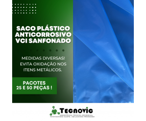 Saco Plástico Anticorrosivo VCI  Sanfonado