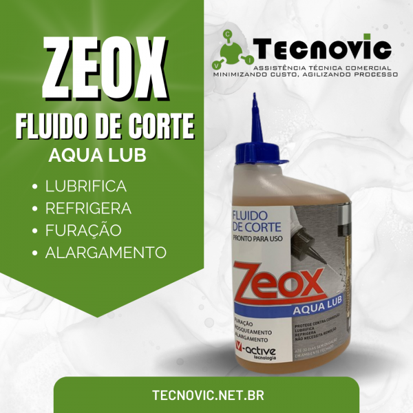 ZEOX AQUA LUB® - FRASCOS ECONÔMICOS DE 500 ML OU 05 LITROS